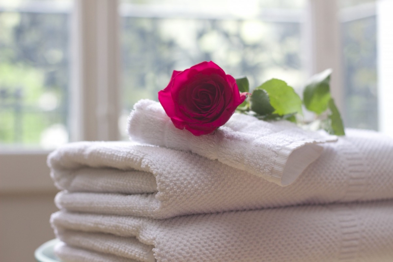 hotel-LES MAYONS-min_towel_rose_clean_care_salon_spa_white_bath-731641